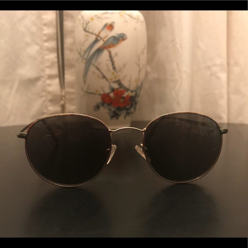 Cole Haan Wire Frame Round Sunglasses